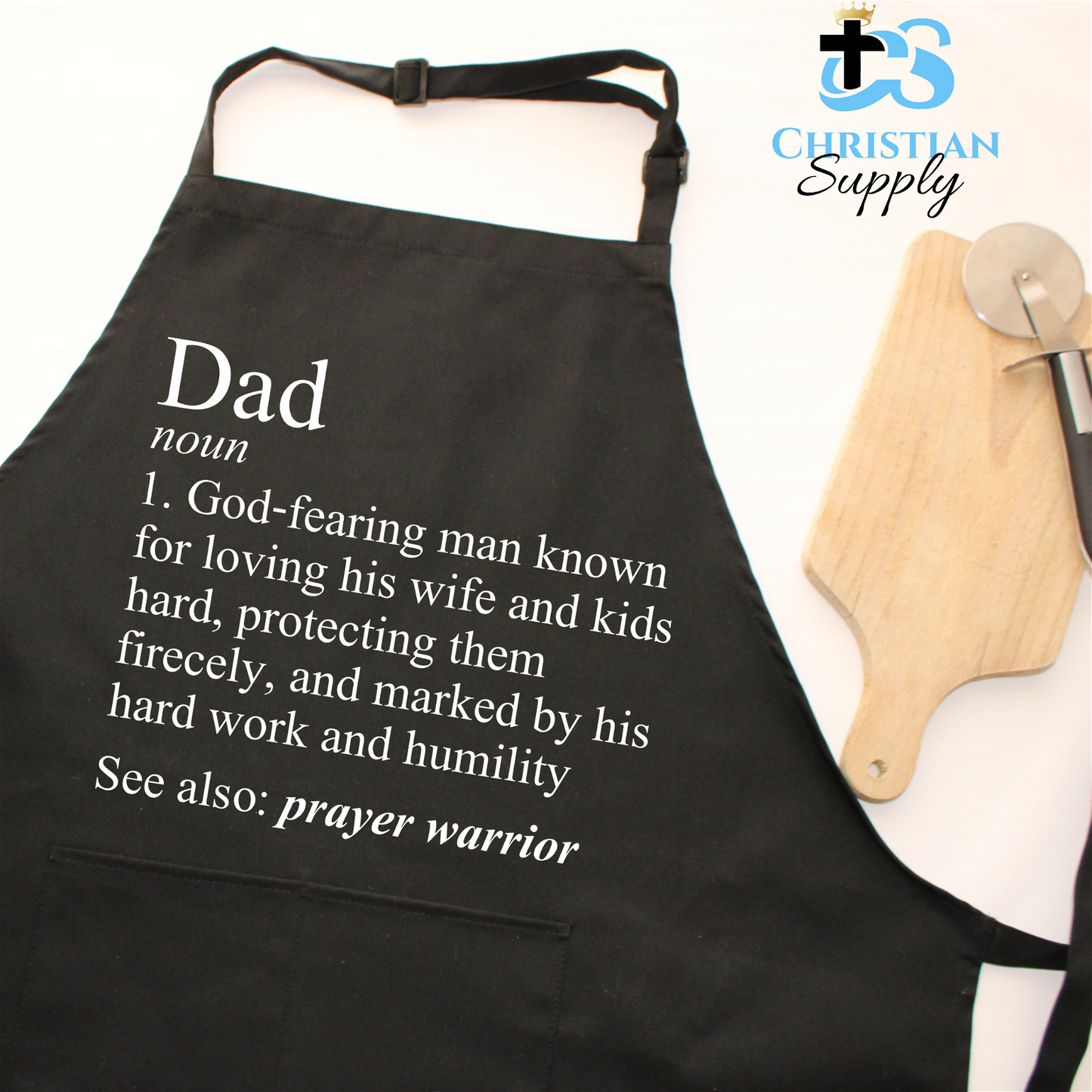 Christian Dad Definition Apron - Christian Supply