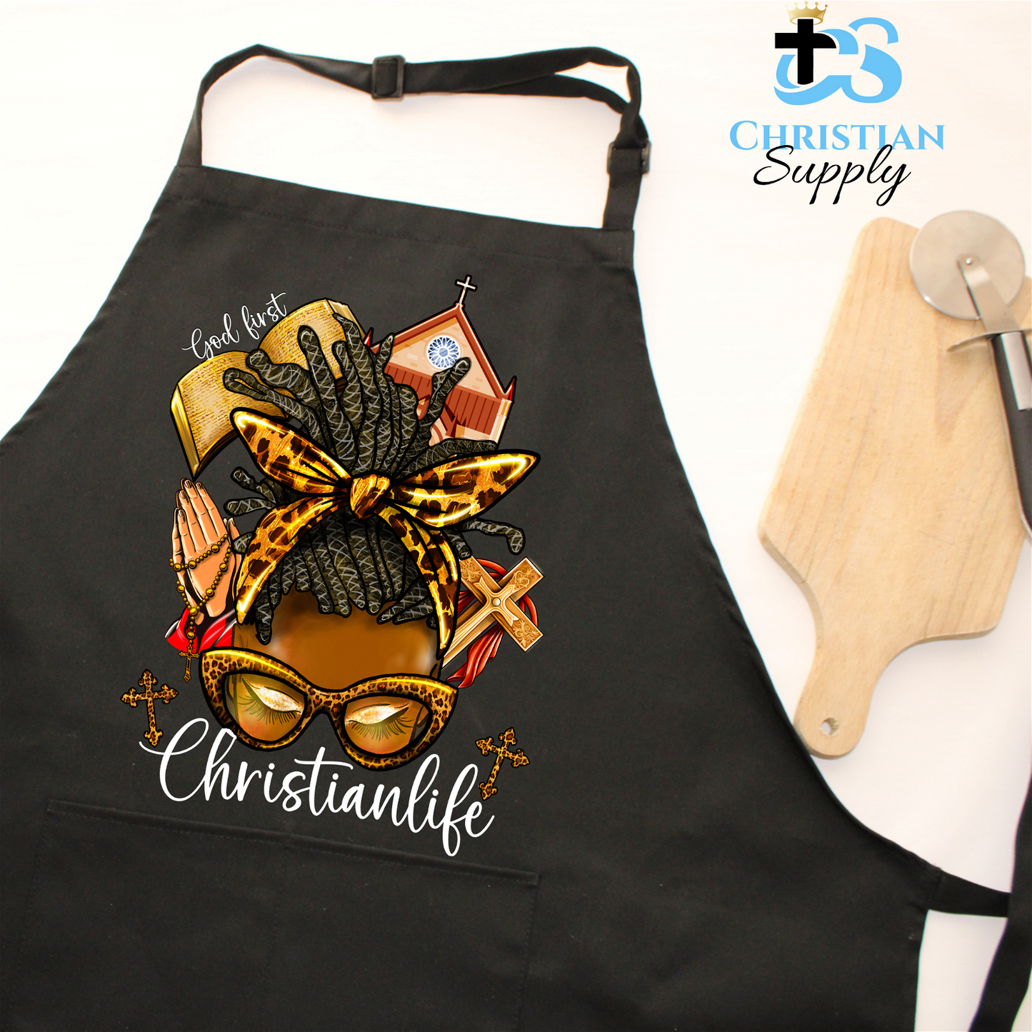 Christian Life Woman Apron - Christian Supply