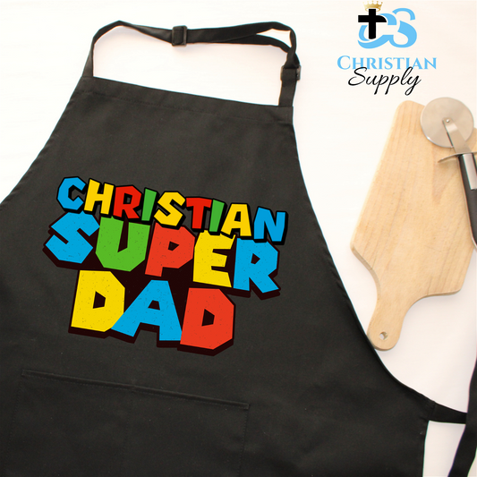 Christian Super Dad Apron - Christian Supply