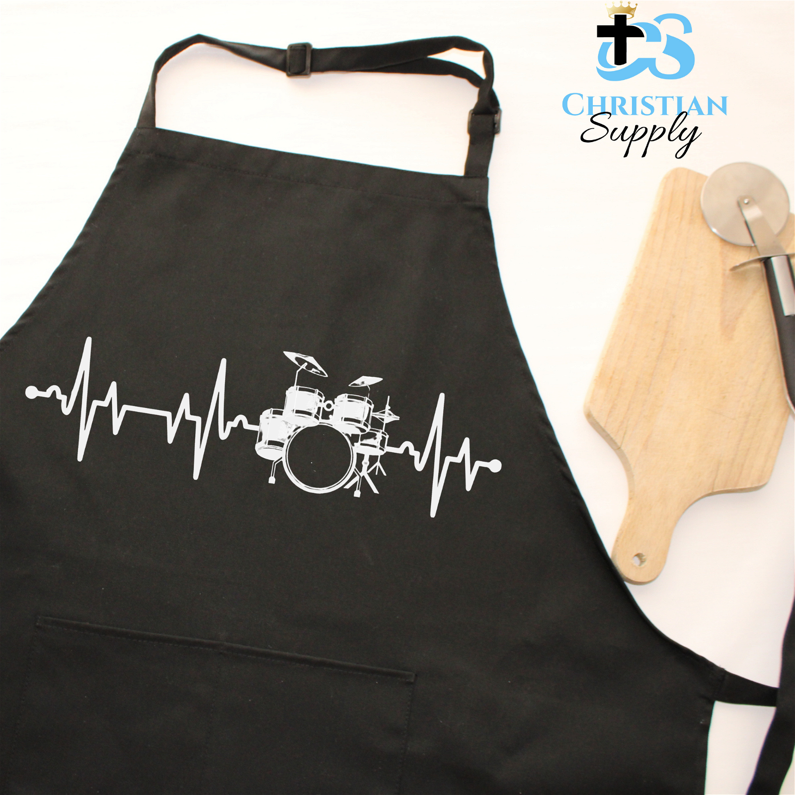 Drums Heartbeat Apron - Christian Supply