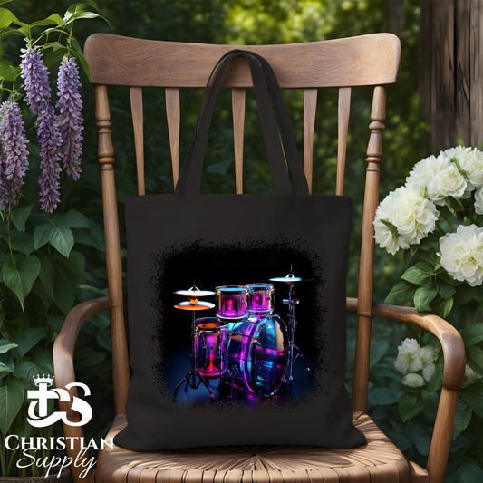 Drumset Tote Bag - Christian Supply