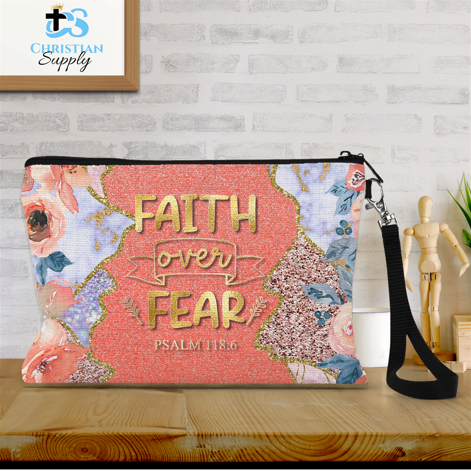 Faith Over Fear Wristlet - Christian Supply