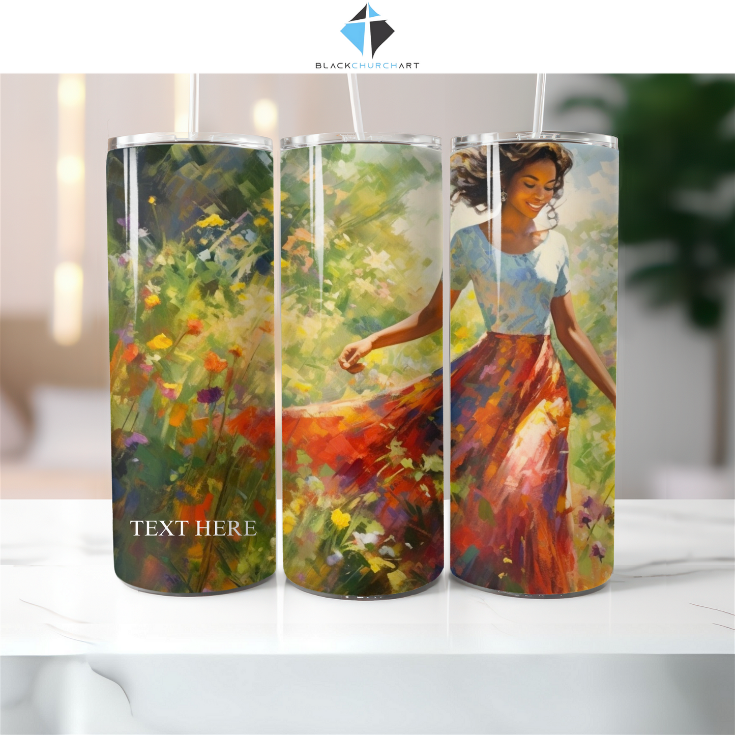 Field of Flowers Tumbler - Christian Supply