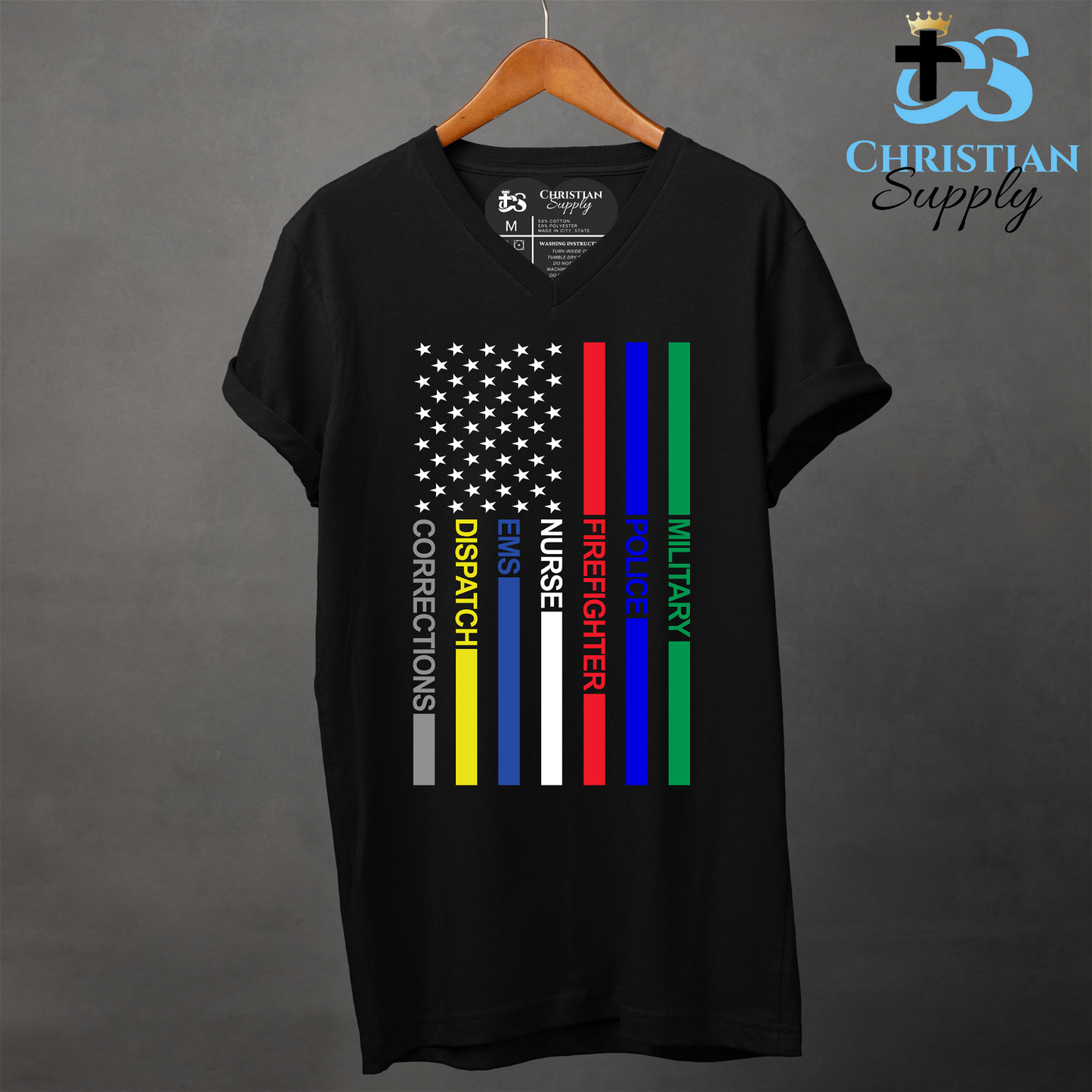 First Responders Flag Apparel - Christian Supply