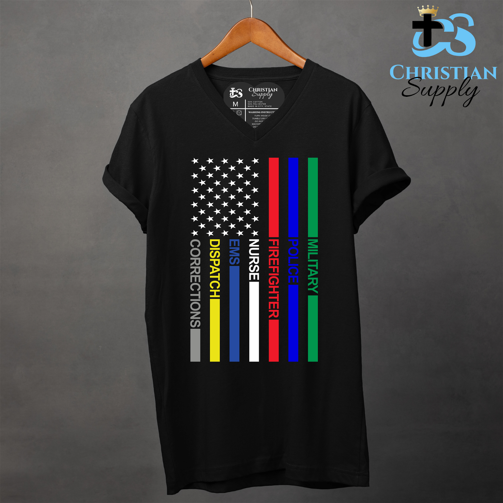 First Responders Flag Apparel - Christian Supply