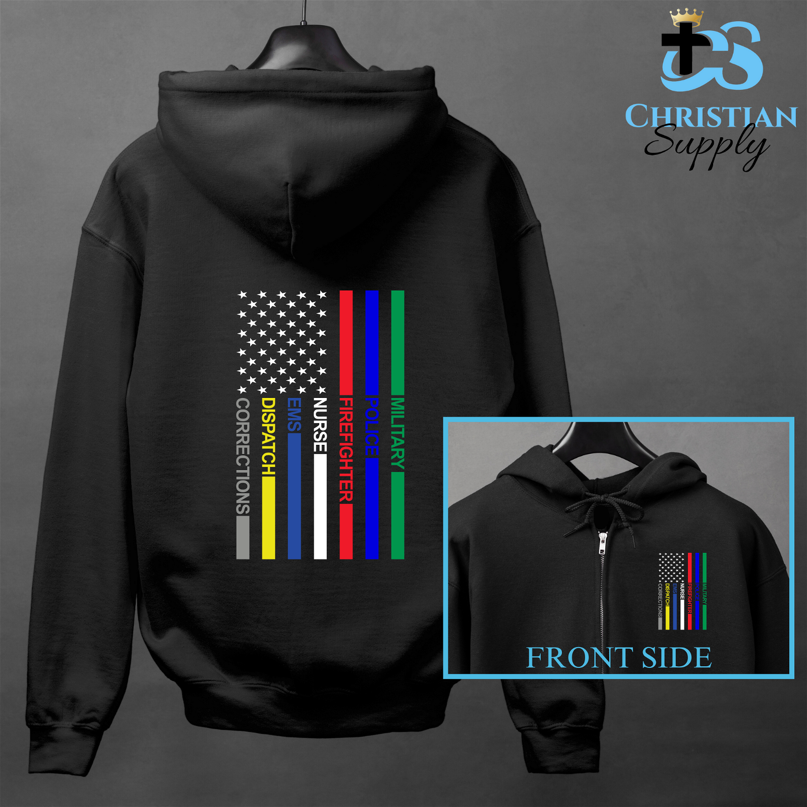 First Responders Flag Apparel - Christian Supply