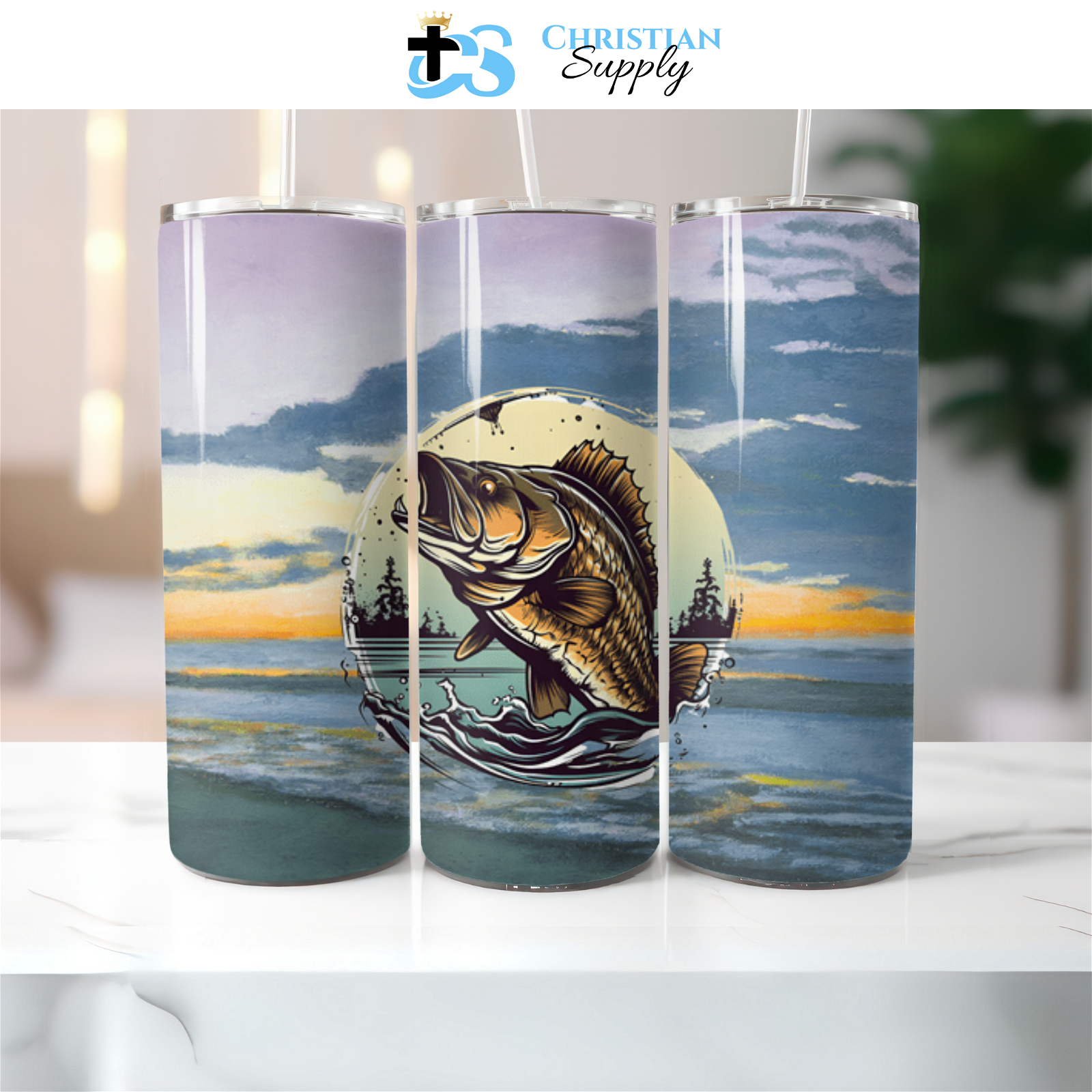 Fishing Tumbler - Christian Supply