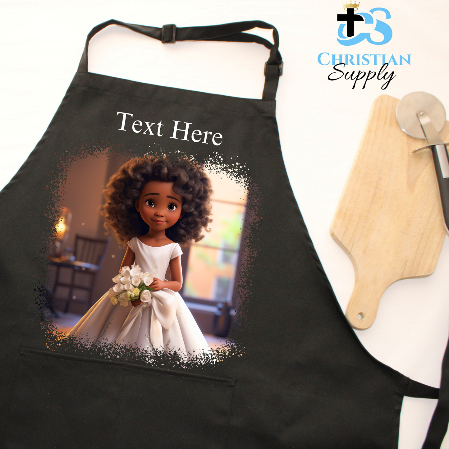 Flower Girl 3 Apron - Christian Supply