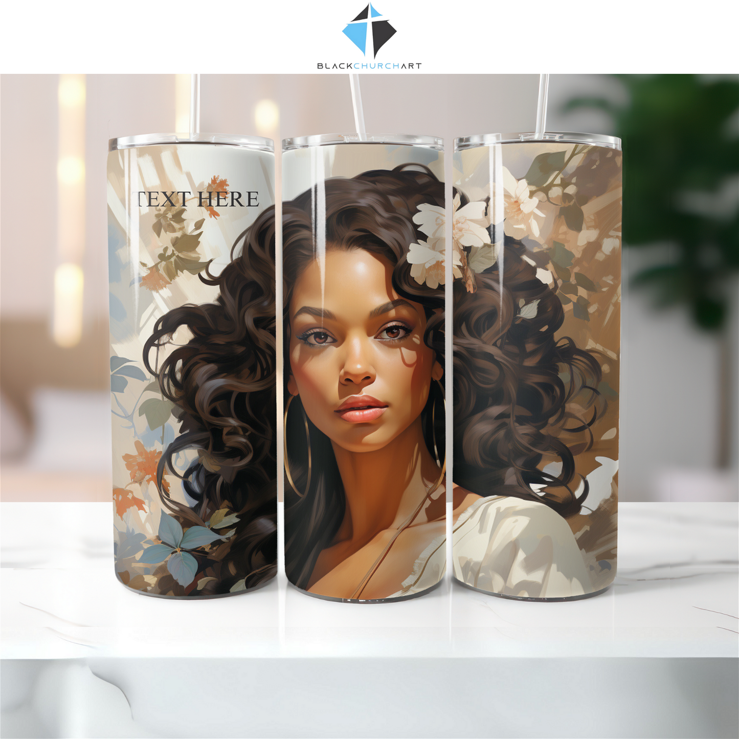 Flower Woman Tumbler - Christian Supply