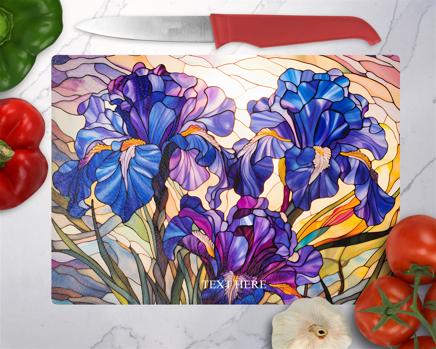 Flowers 2 Cutting Board - Christian Supply