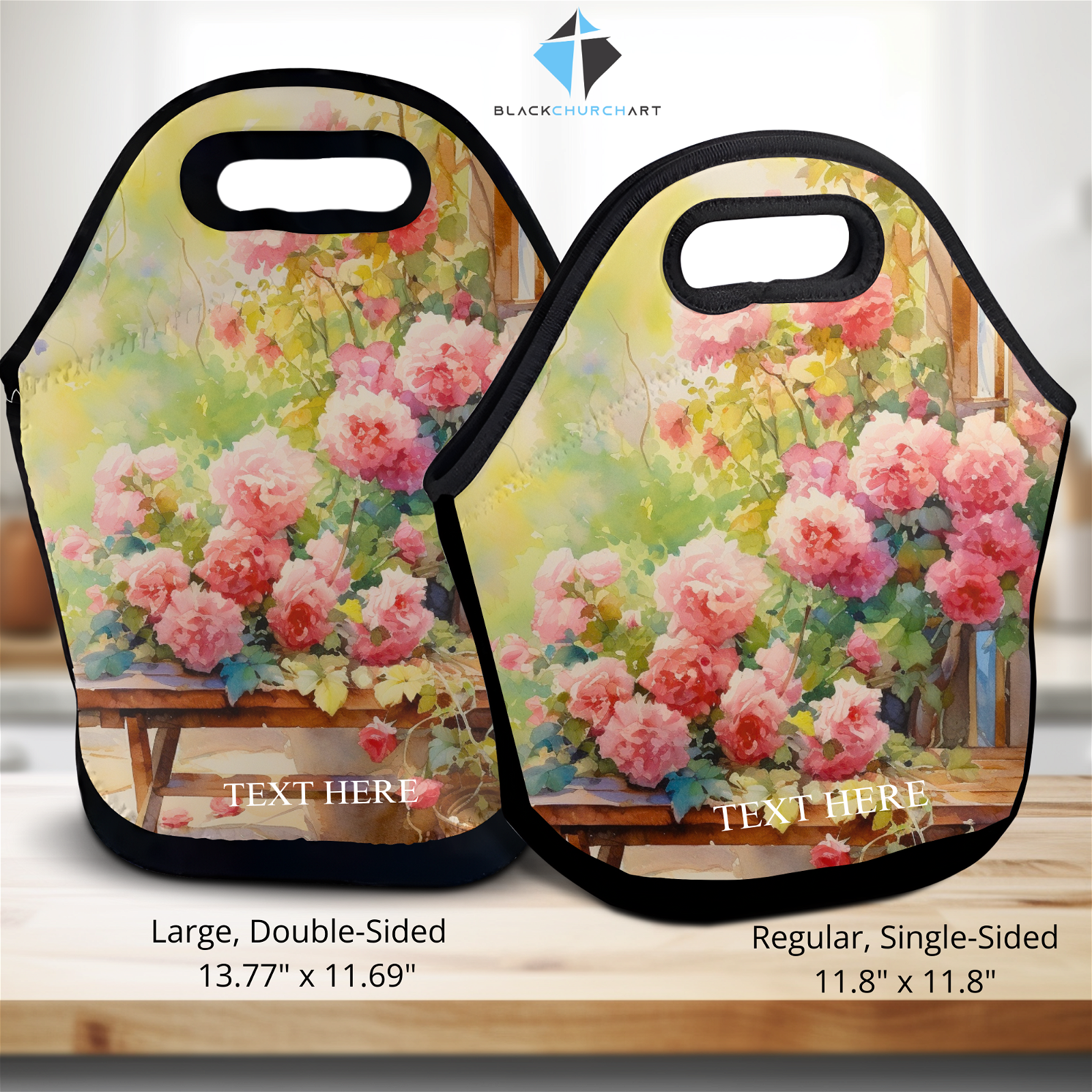 Flowers 3 Lunch Bag - Christian Supply