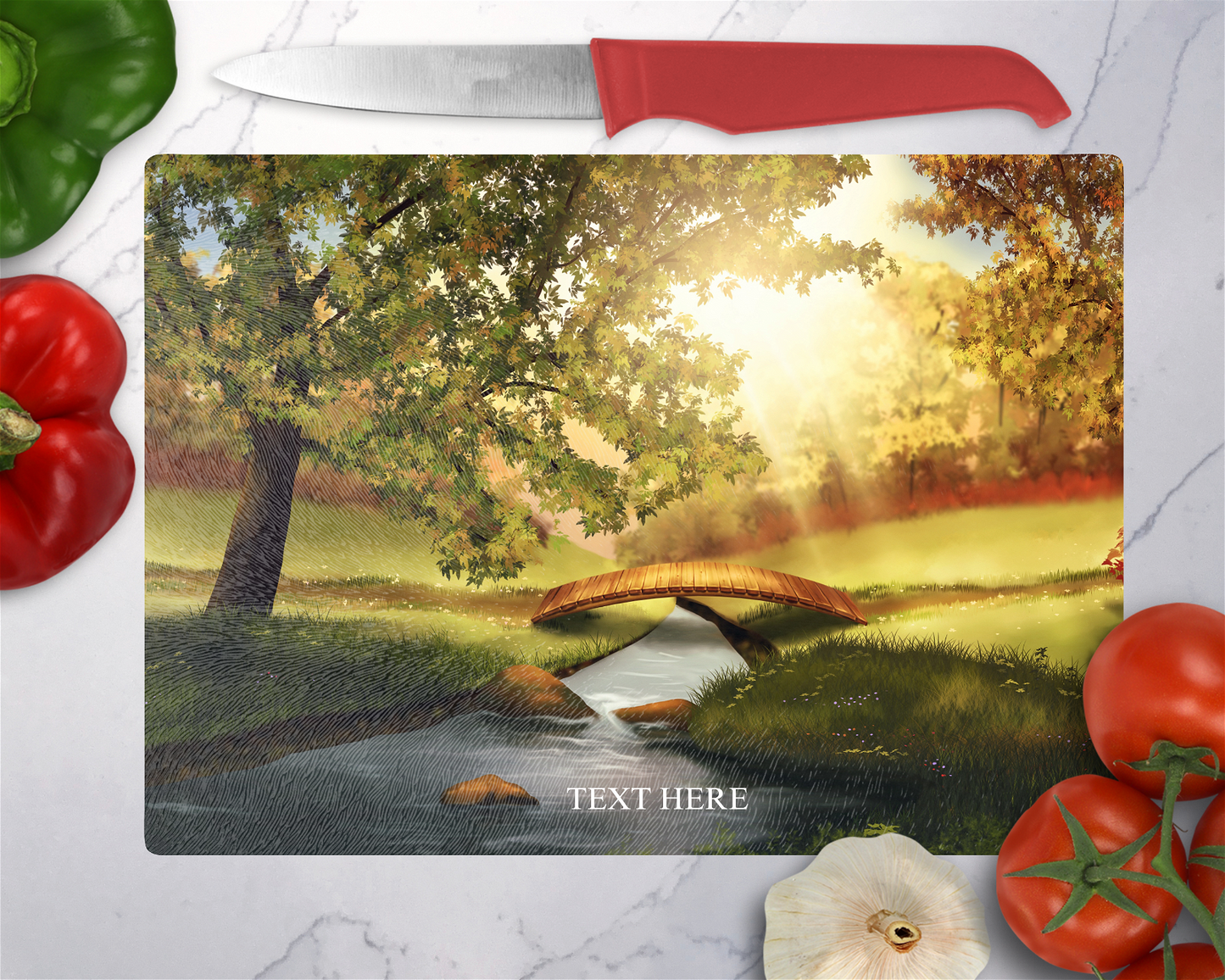 Footbridge Cutting Board - Christian Supply