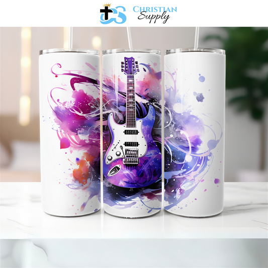 Guitar Tumbler - Christian Supply