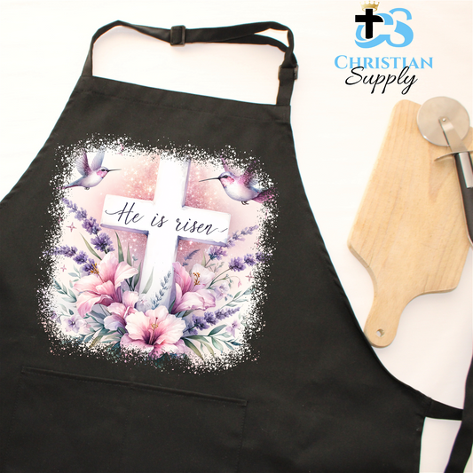 He is Risen Apron - Christian Supply