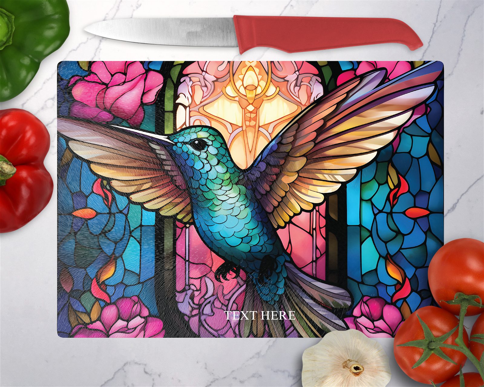 Hummingbird Cutting Board - Christian Supply