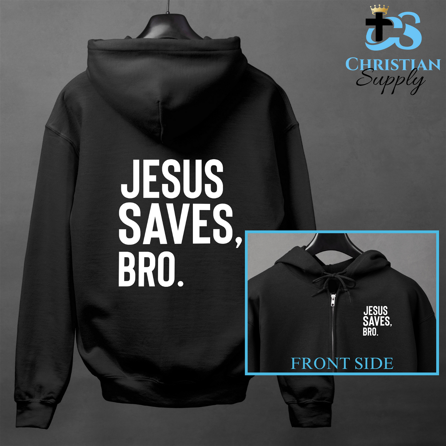 Jesus Saves, Bro Apparel - Christian Supply