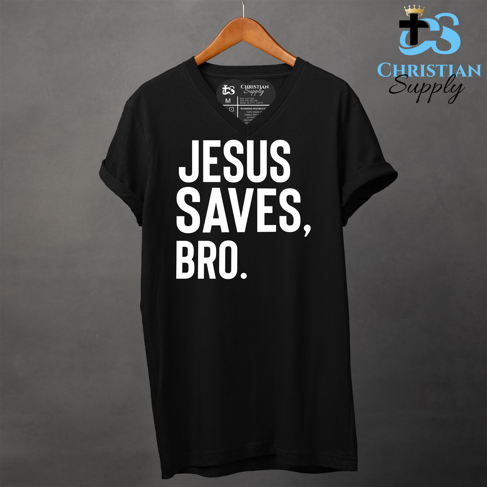 Jesus Saves, Bro Apparel - Christian Supply