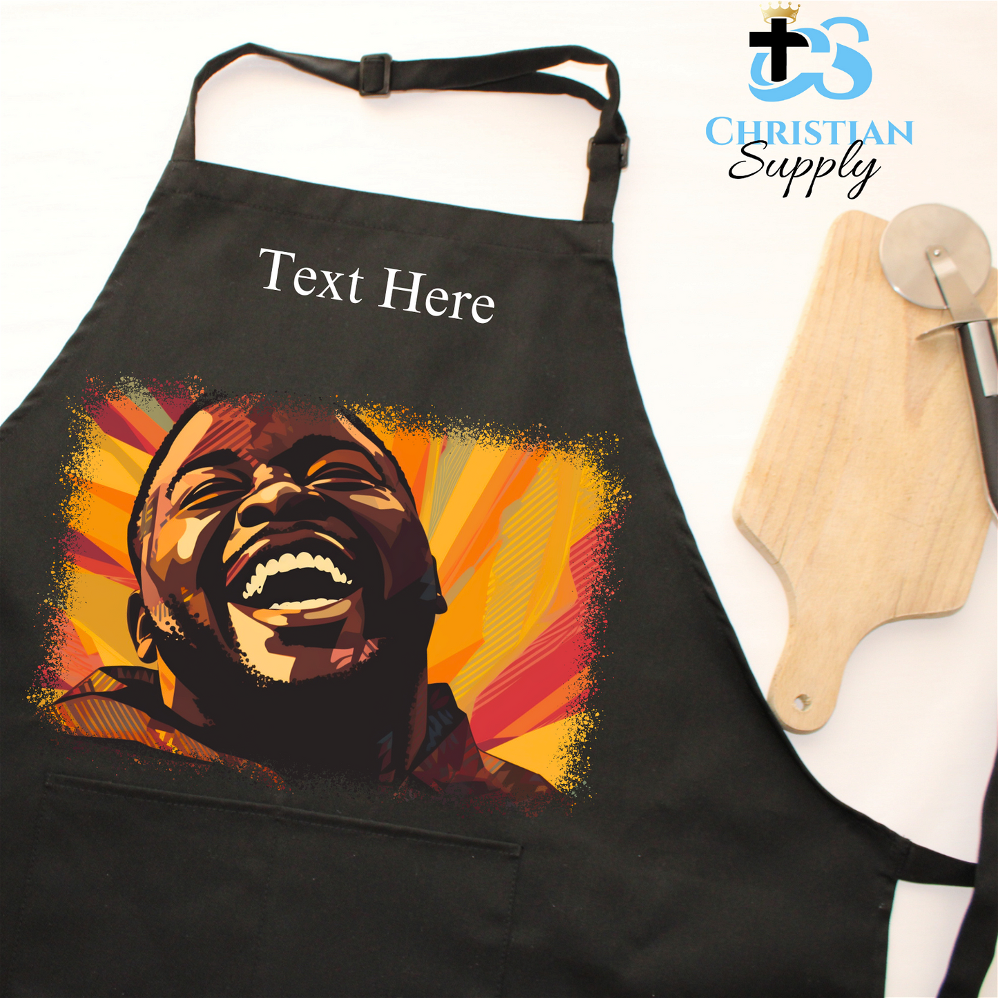 Joyful Man Apron - Christian Supply