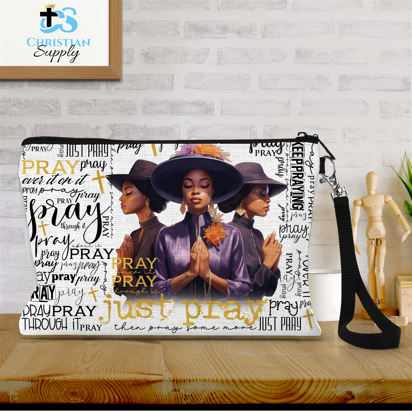 Just Pray Women Wristlet - Christian Supply