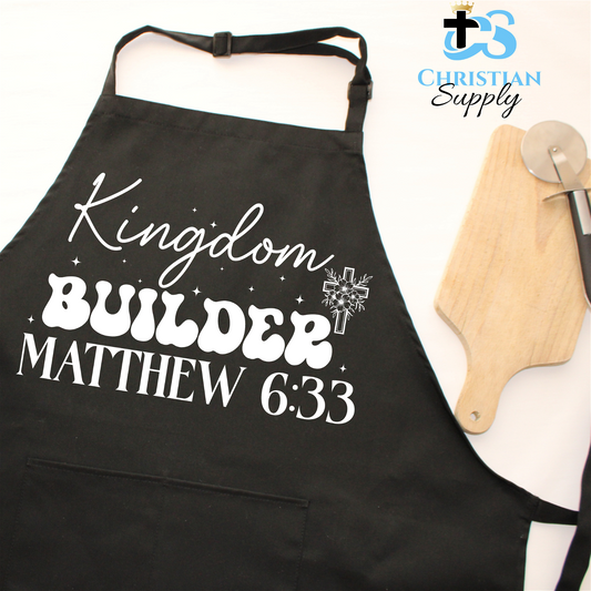 Kingdom Builder Apron - Christian Supply