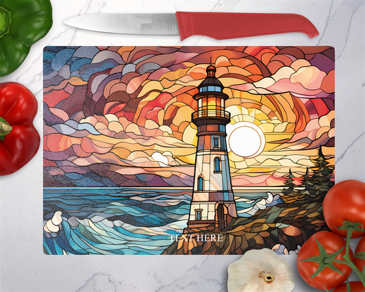 Lighthouse 2 Cutting Board - Christian Supply