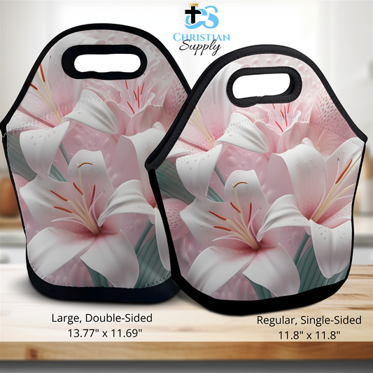 Lilies 3 Lunch Bag - Christian Supply