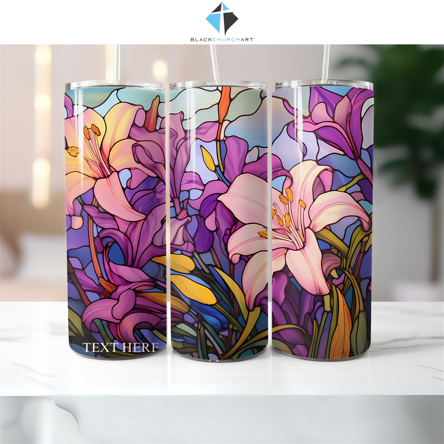 Lilies Tumbler - Christian Supply