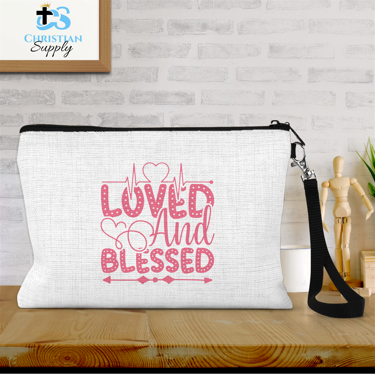 Loved and Blessed Wristlet - Christian Supply