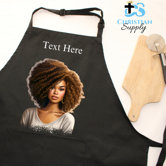 Natural Curl Beauty Apron - Christian Supply