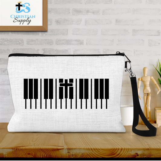 Piano Keys Cross Wristlet - Christian Supply