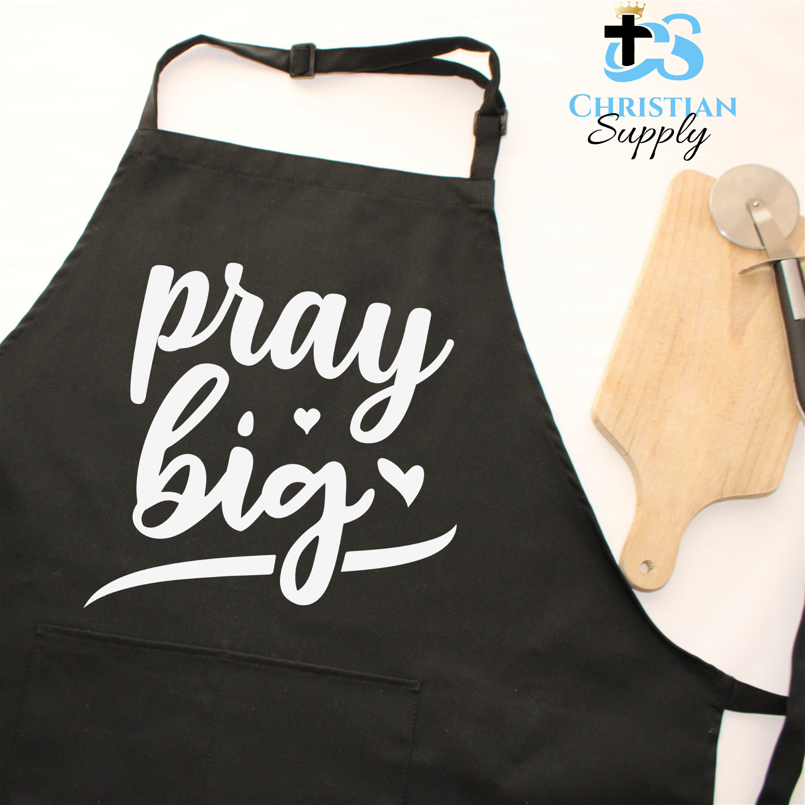 Pray Big Apron - Christian Supply