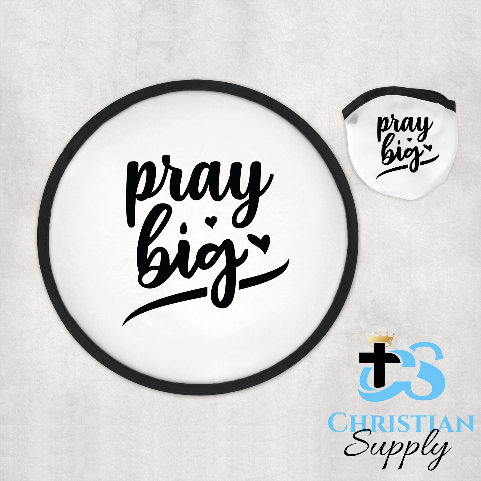 Pray Big Foldable Fan - Christian Supply