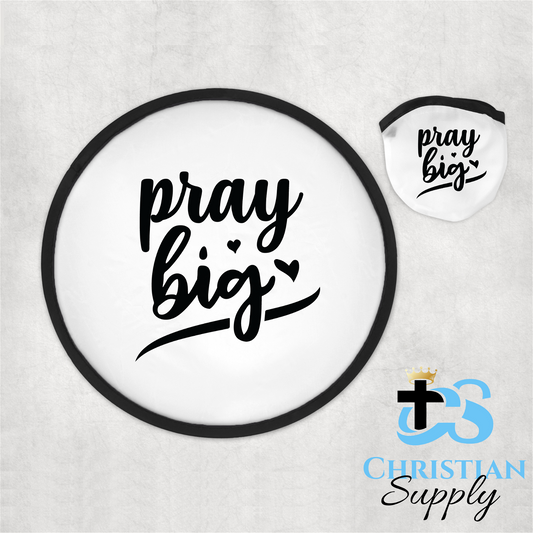 Pray Big Foldable Fan - Christian Supply