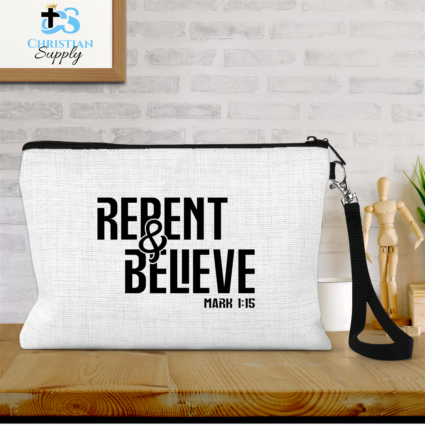 Repent & Believe Wristlet - Christian Supply