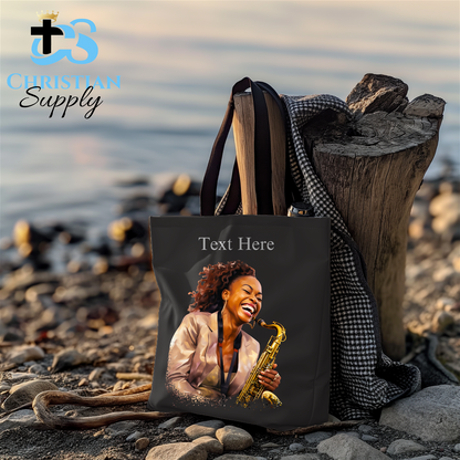 Saxophone 2 Tote Bag - Christian Supply