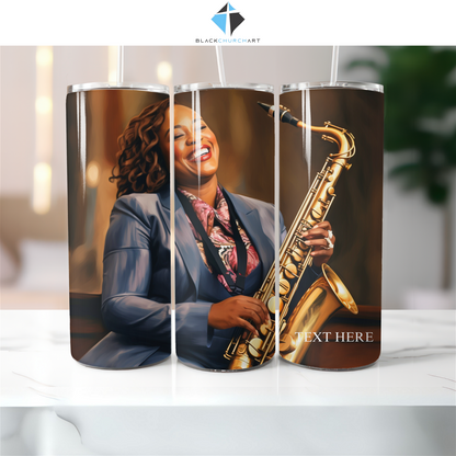 Saxophone Tumbler - Christian Supply