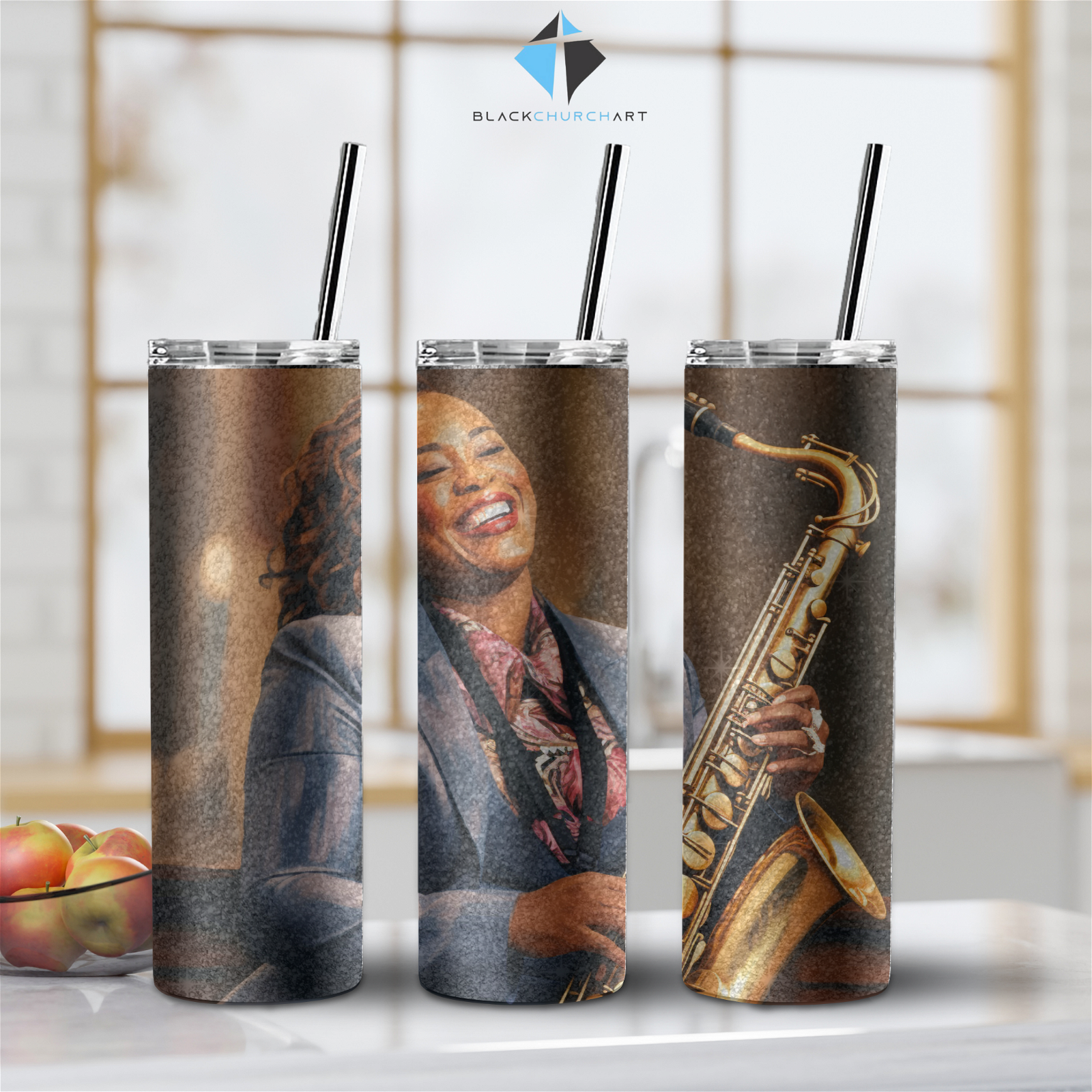 Saxophone Tumbler - Christian Supply