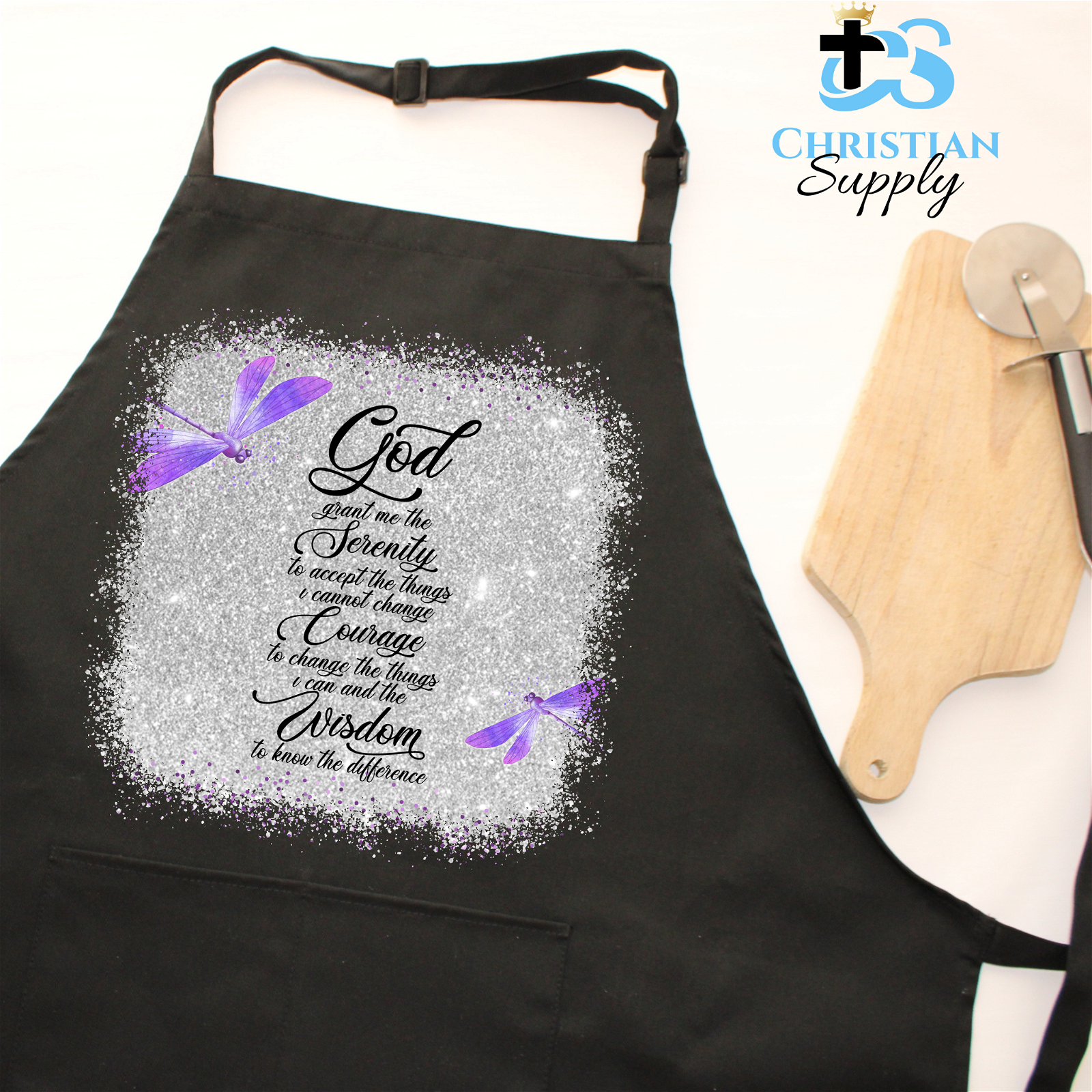 Serenity Prayer Apron - Christian Supply