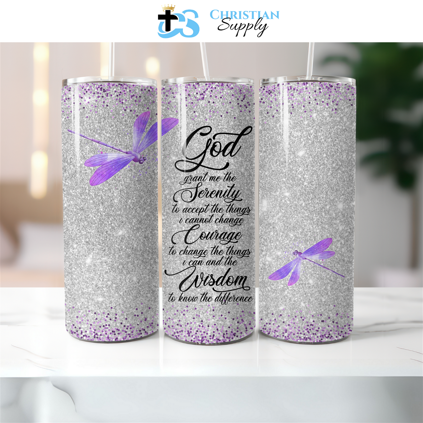 Serenity Prayer Tumbler - Christian Supply