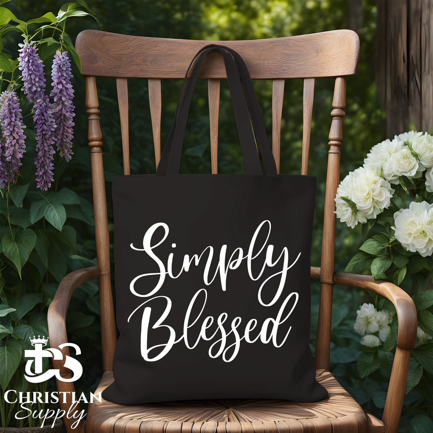 Simply Blessed Tote Bag - Christian Supply