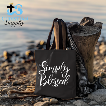 Simply Blessed Tote Bag - Christian Supply