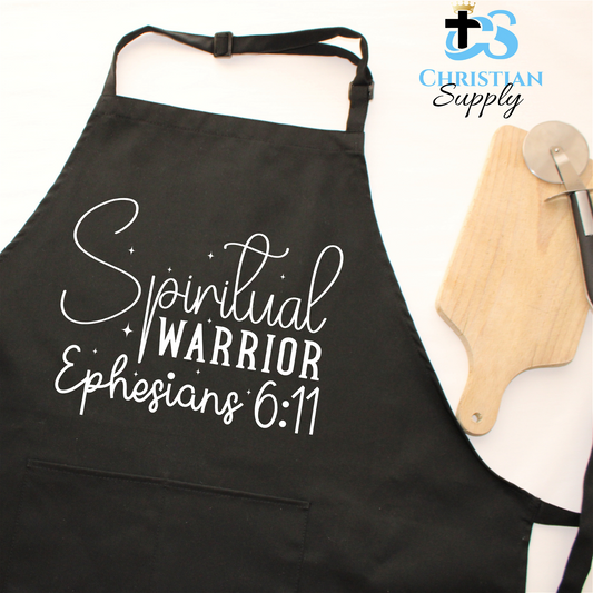 Spiritual Warrior Apron - Christian Supply