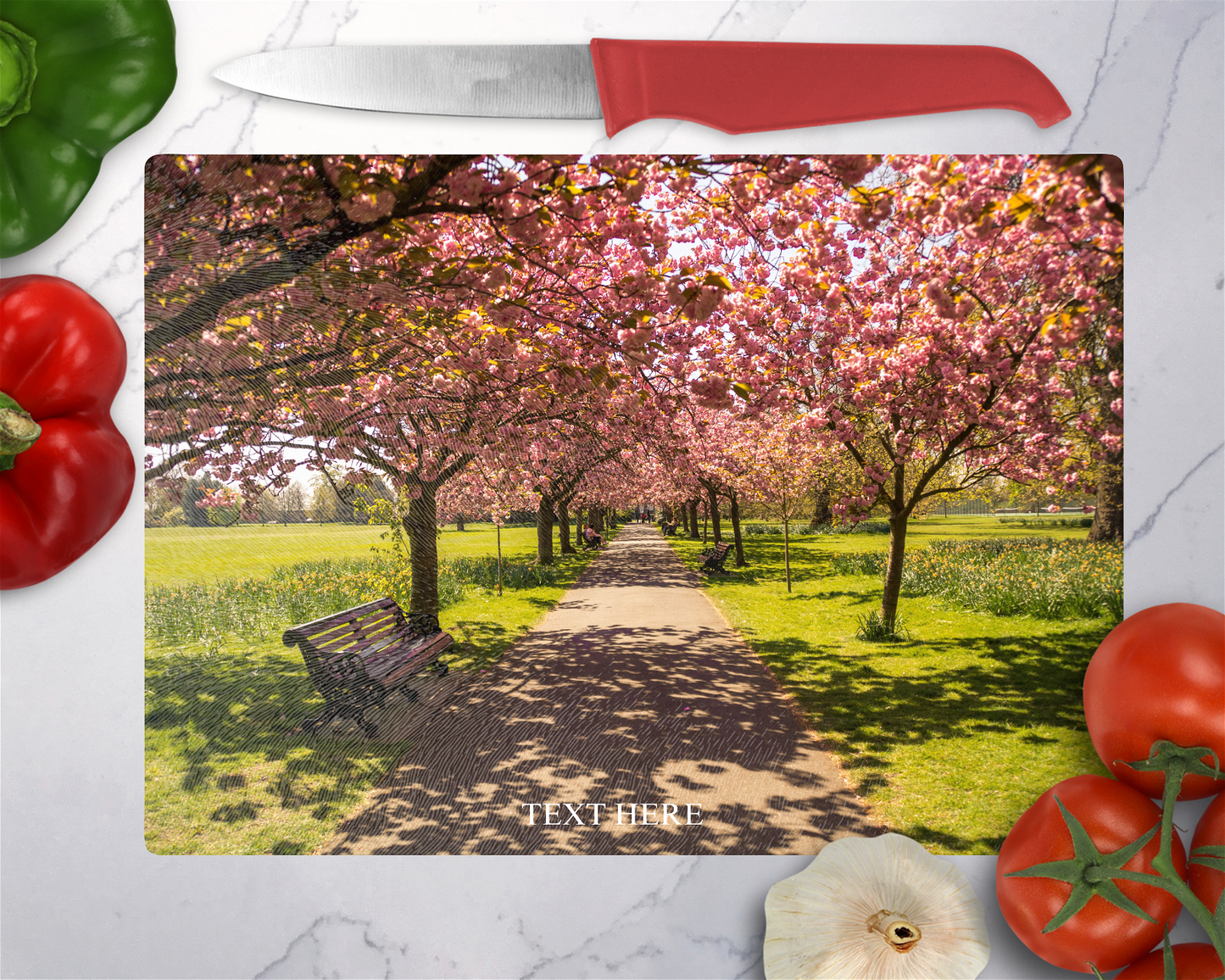 Spring Flowers Cutting Board - Christian Supply