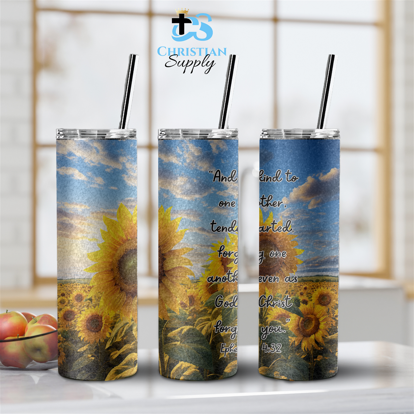 Sunflower Tumbler - Christian Supply