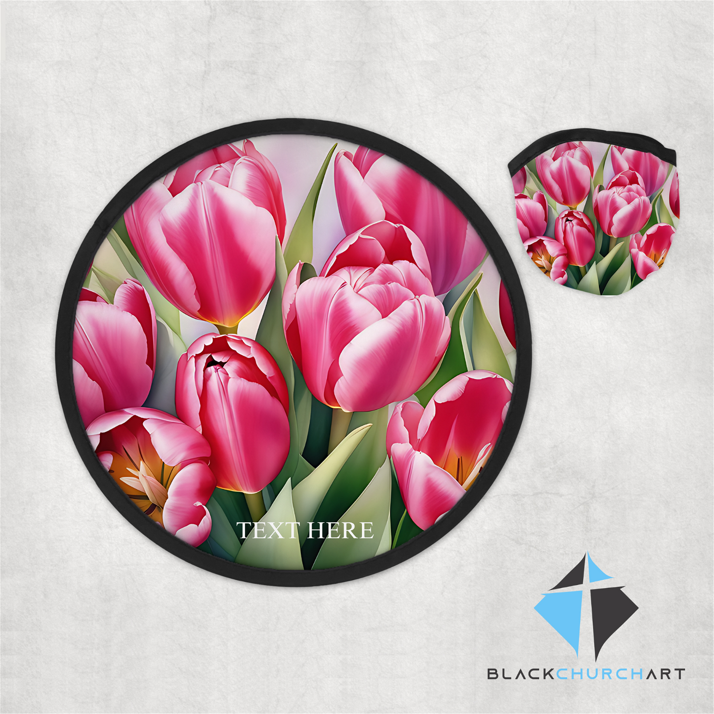 Tulips Foldable Fan - Christian Supply