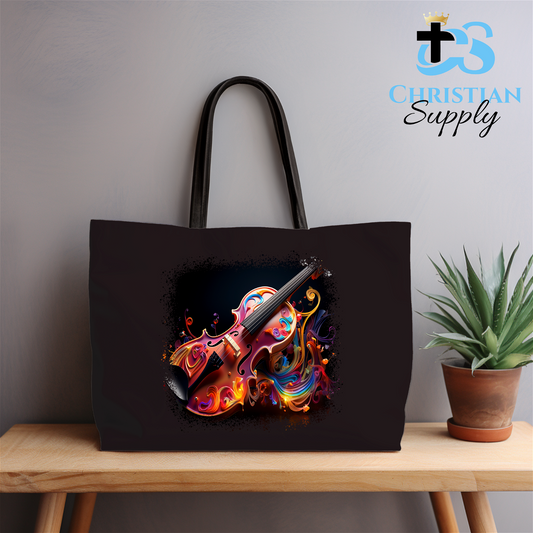 Violin Tote Bag - Christian Supply