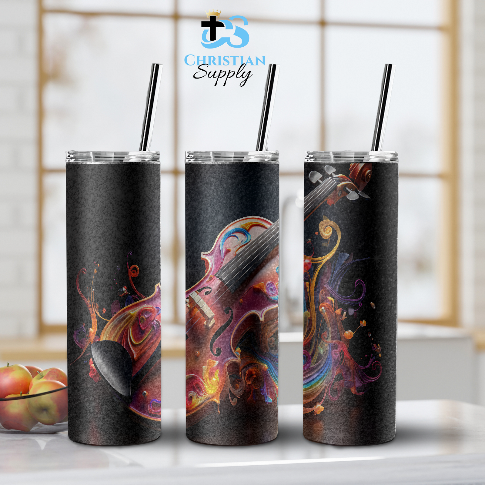 Violin Tumbler - Christian Supply