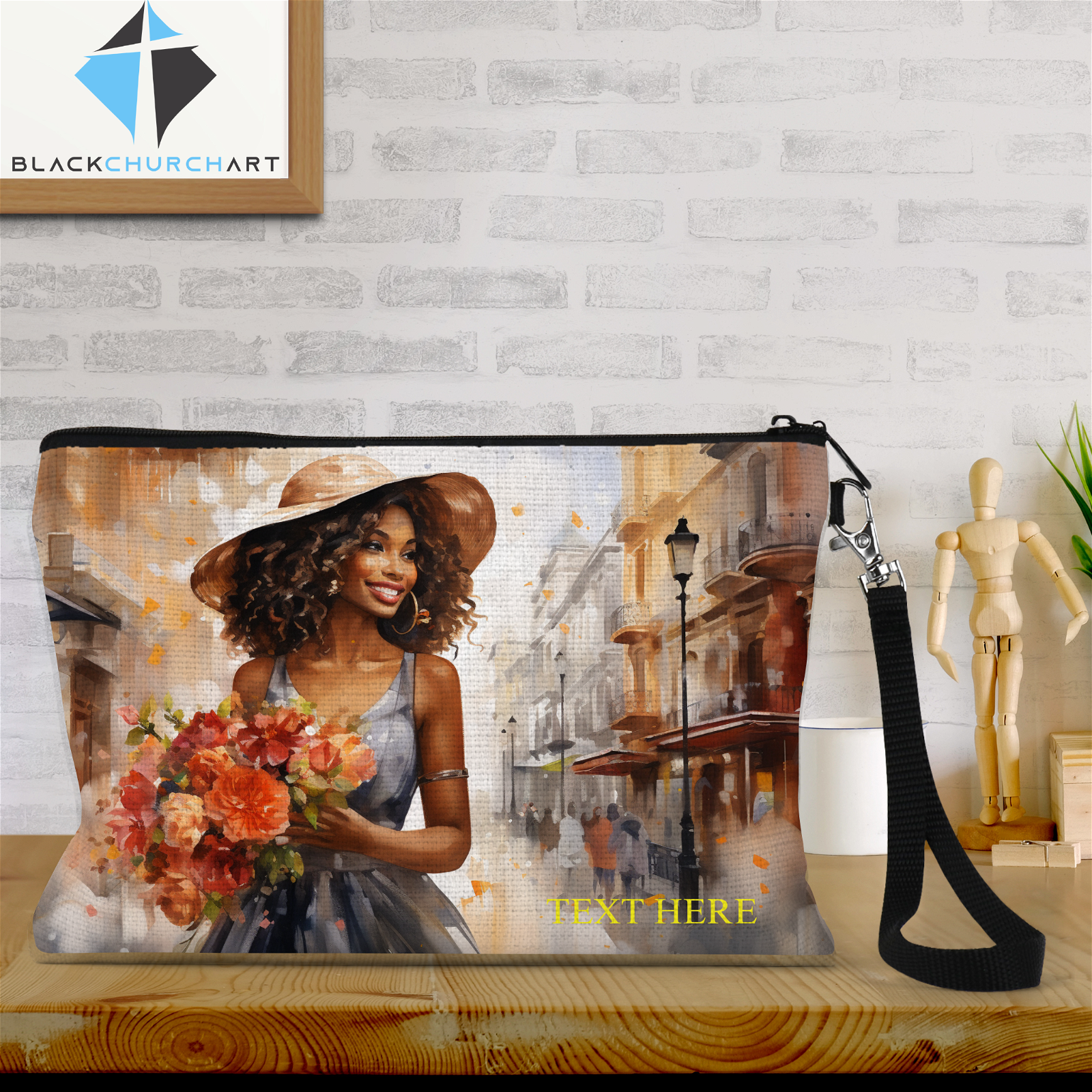 Woman with Flowers Wristlet - Christian Supply