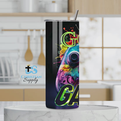 God and Gaming Tumbler