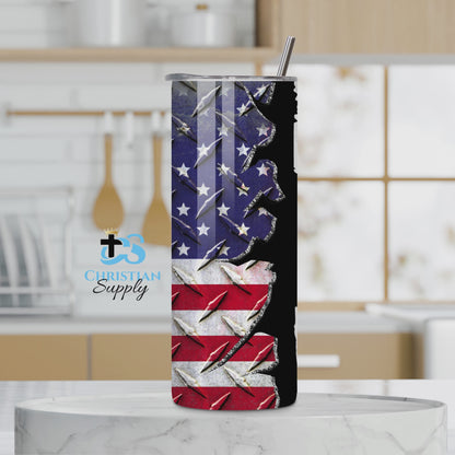 Correctional Officer Flag Tumbler